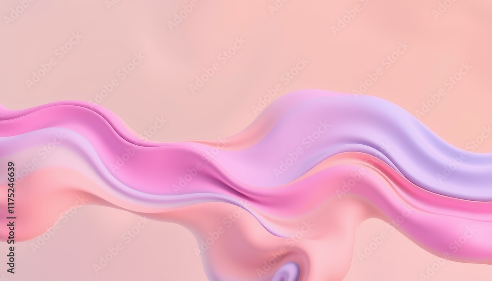 Abstract Pink and Lavender Wavy Fluid Design Abstract Pink and Lavender Wavy Fluid Design