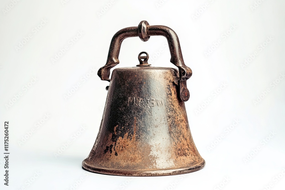 Cowbell isolated on white background Cowbell isolated on white background