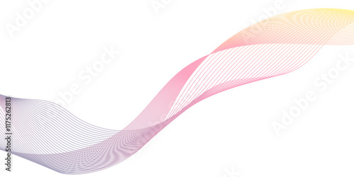 Explore the potential decentralized finance, Explore the potential decentralized finance, abstract colorful wave design with dotted lines on white background.