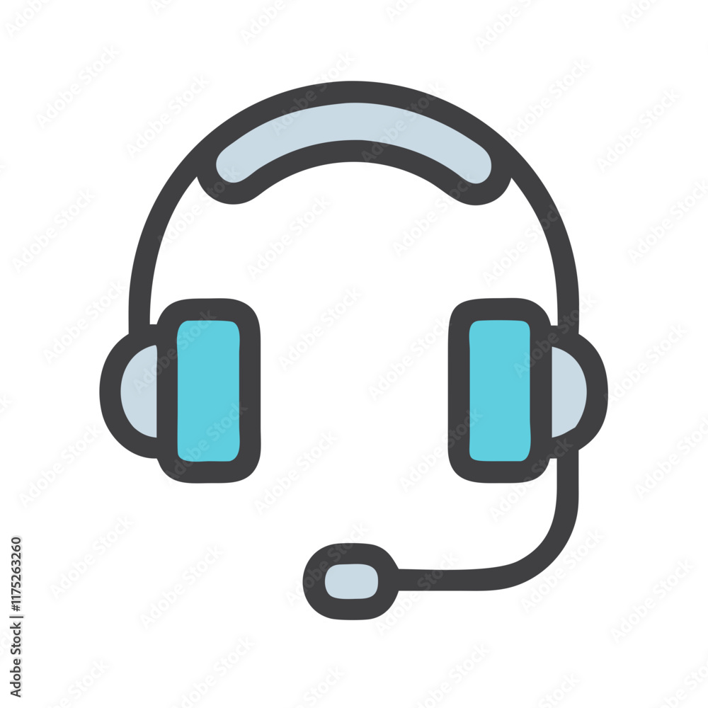 computer headset icon design computer headset icon design