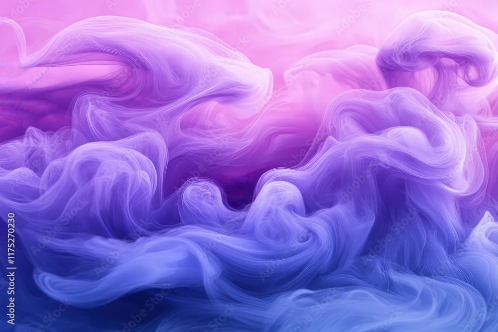 Obraz premium Swirling purple and pink clouds form an abstract background