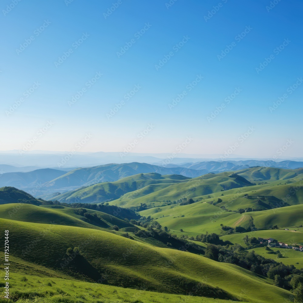 Naklejka premium a clear blue sky