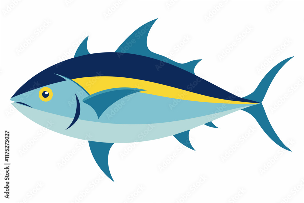 Obraz premium fish on a white background