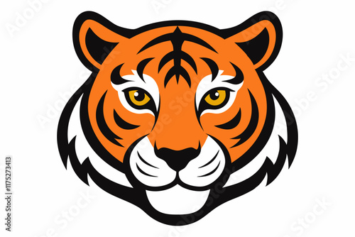 tiger head vector