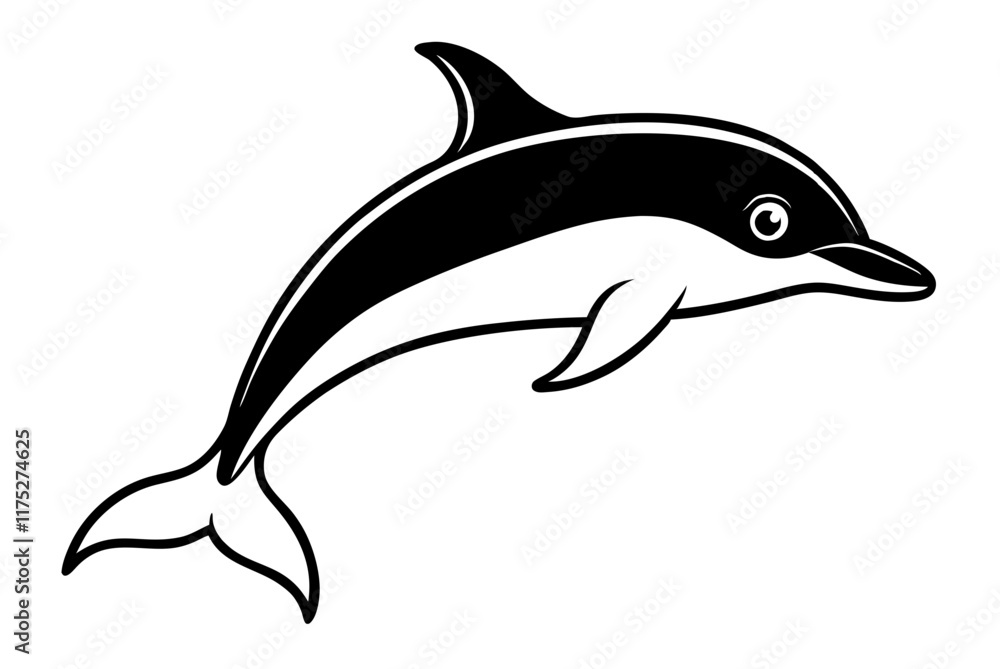 Fototapeta premium dolphin illustration