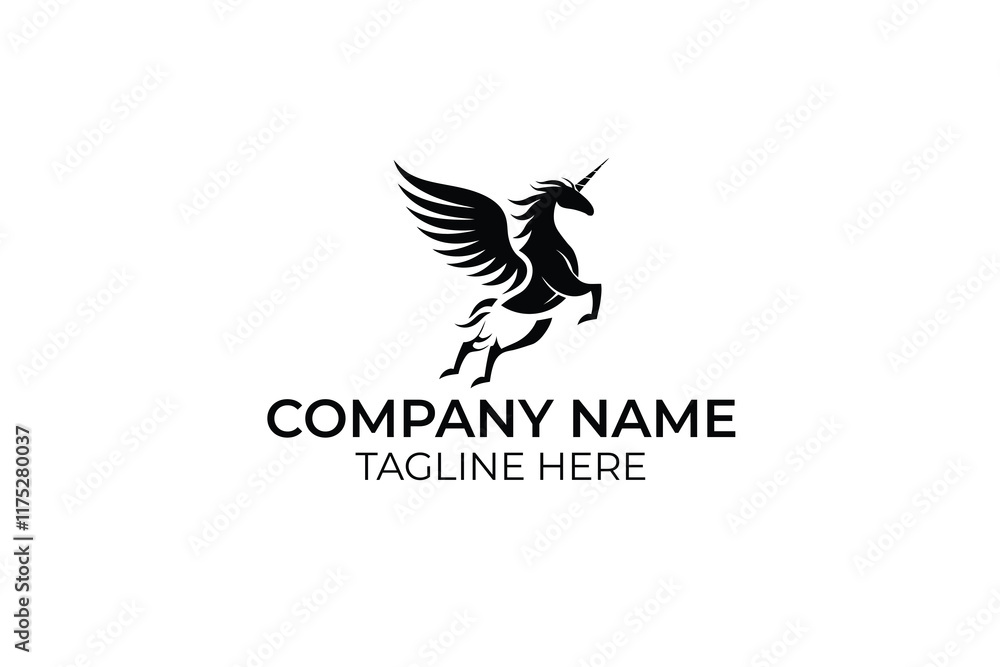 Obraz premium horse logo design