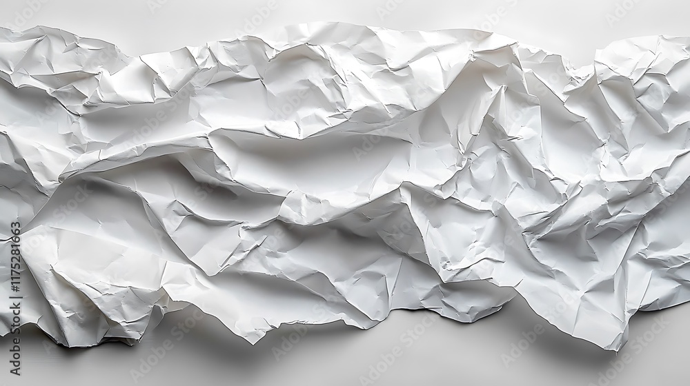 Texture Crumpled Paper Realistic Folds Background Texture Crumpled Paper Realistic Folds Background