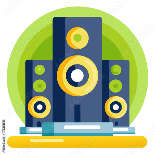computer speakers icon design