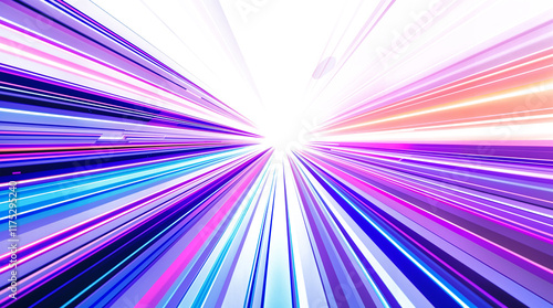 Dynamic manga motion effects with comic-style speed lines, action graphics, and explosive bursts on a clean white backdrop