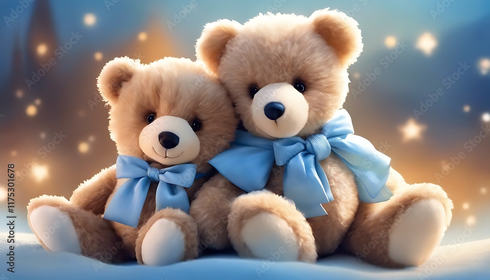 Bear Hugs Under Starlit Skies Bear Hugs Under Starlit Skies