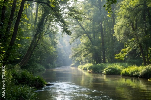 morning in the forest