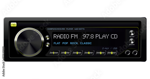 Panel radia samochodowego
