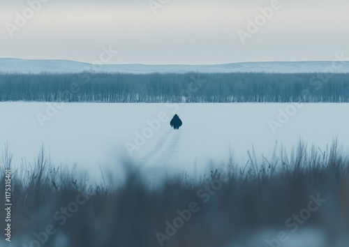 Deadhorse, Alaska, USA, hosts the Muskox (Ovibos moschatus) in its Arctic Tundra photo