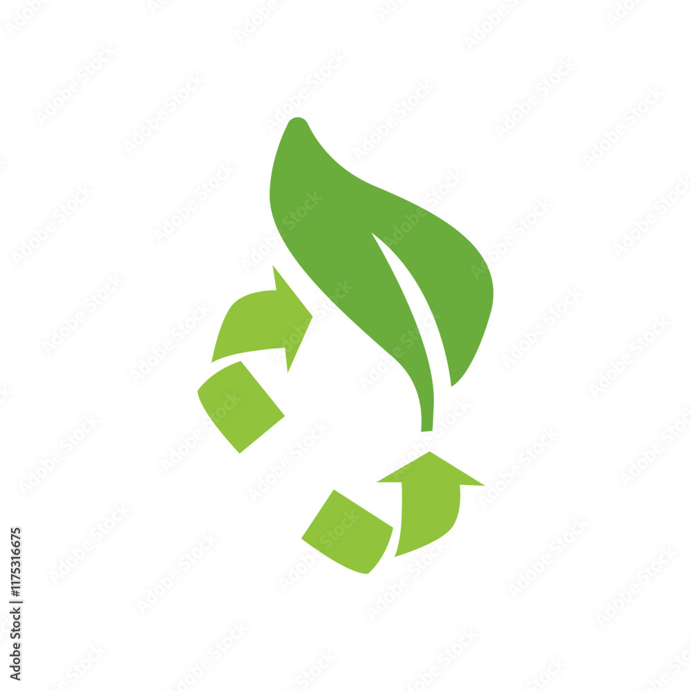 Obraz premium green environment vector icon