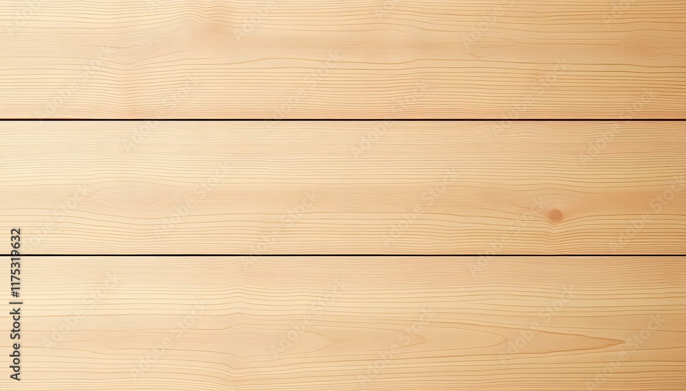 Fototapeta premium Natural Light Beige Wood Plank Texture Background