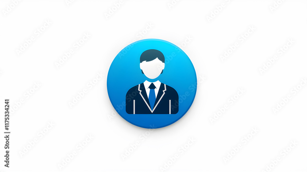 People icon. Employee icon symbol vector illustration. Generative AI People icon. Employee icon symbol vector illustration. Generative AI