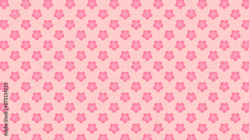 桜のパターンB（ベクター）