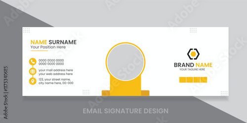  Premium Email Signature Templates - Fully Editable EPS Vector file's  photo