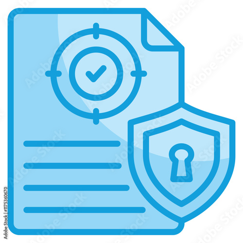 Data Integrity Icon Element For Design