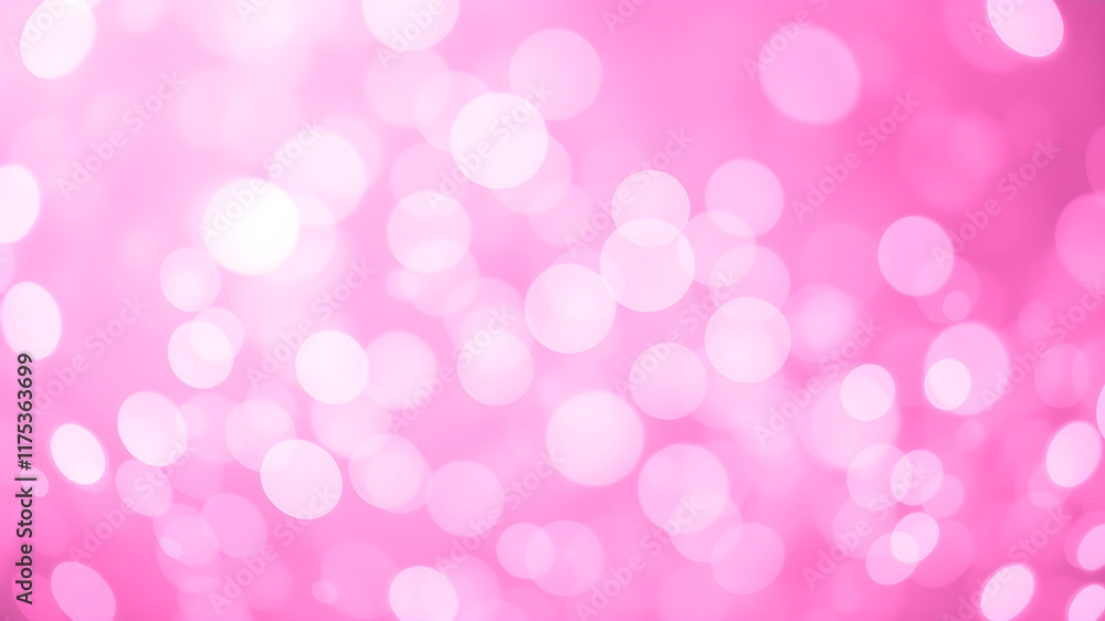 Pink glitter bokeh background with sparkling light, abstract defocused texture. Generative AI Pink glitter bokeh background with sparkling light, abstract defocused texture. Generative AI