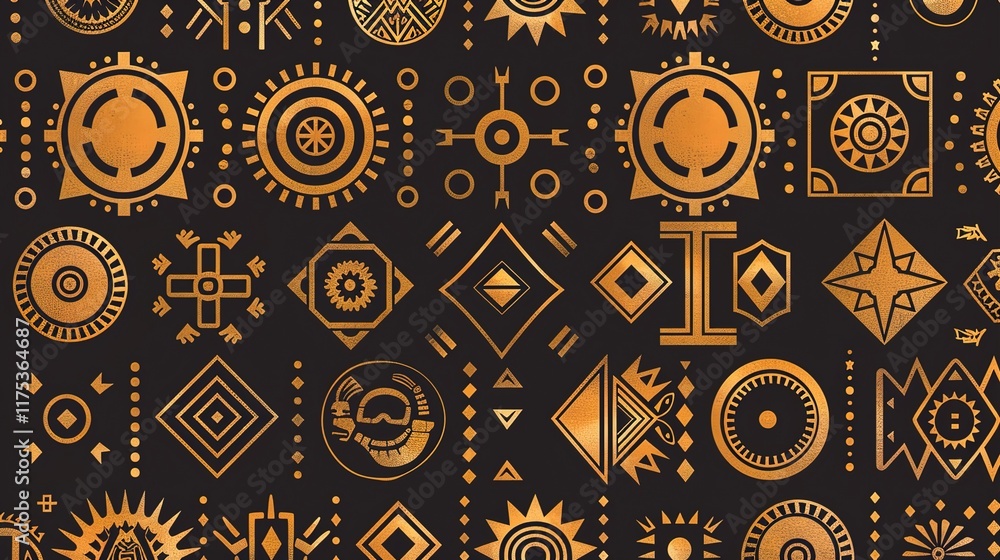 aztec symbol seamless pattern wallpaper aztec symbol seamless pattern wallpaper
