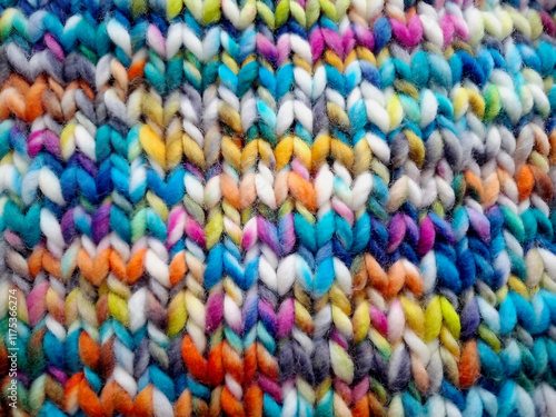 Various colored wool used as an example of the product