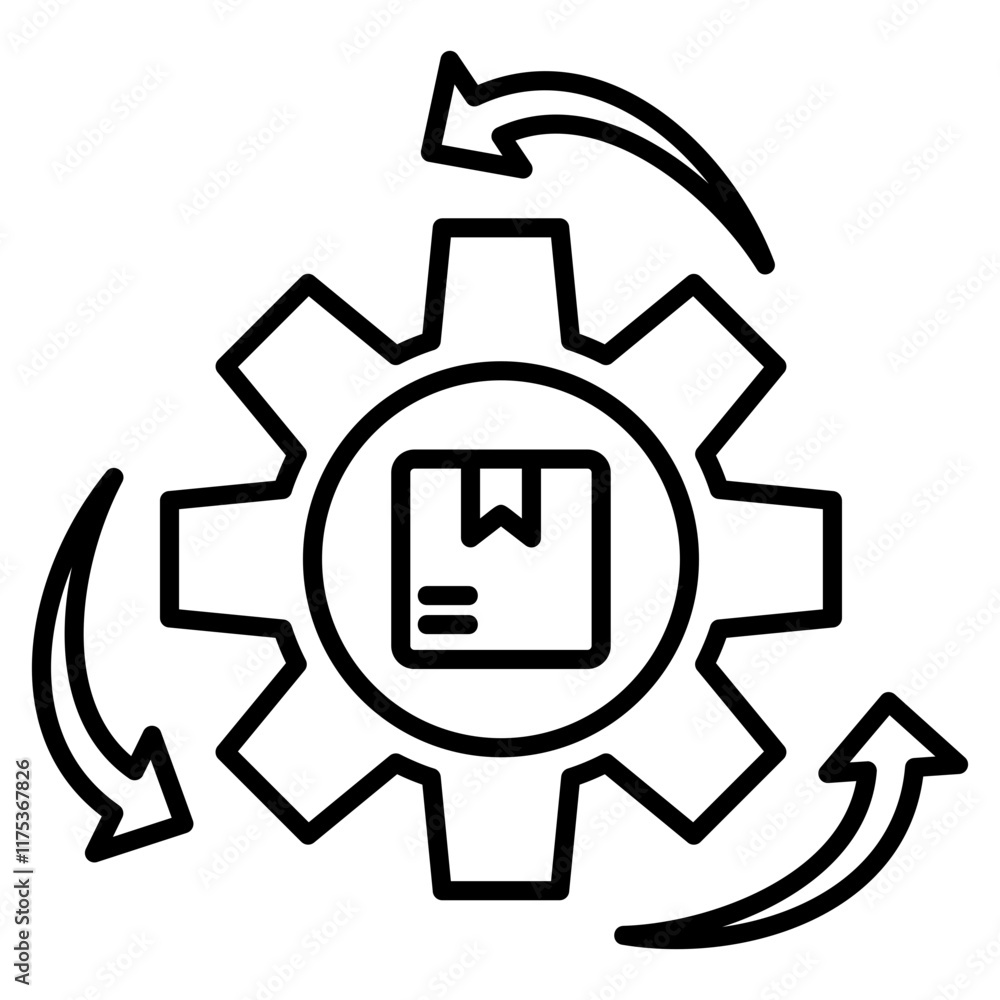 Obraz premium processing product icon