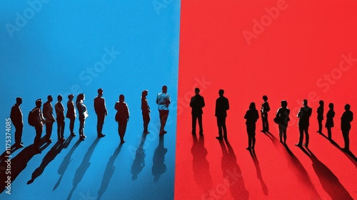 The Great Divide: A Visual Representation of Polarization and Societal Cleavage