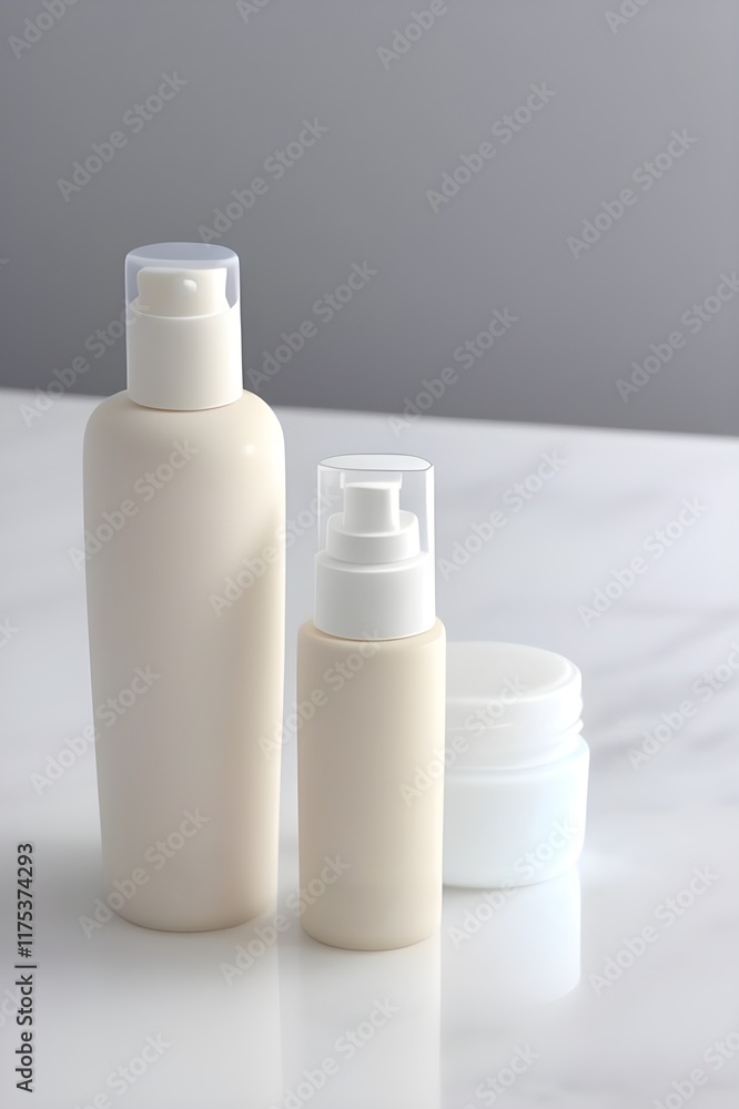cosmetic container with cream cosmetic container with cream