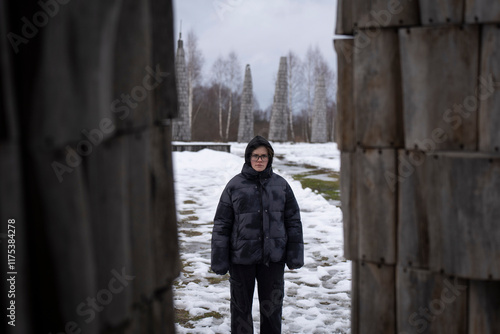 person in a hood
