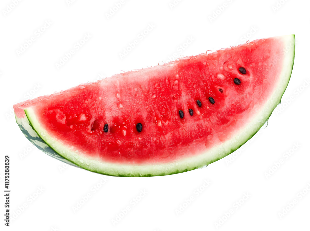 Juicy Transparent Watermelon Slice: Fresh, Ripe and Perfect for Healthy Eating on Ramadan Kareem and Summer Snacks Juicy Transparent Watermelon Slice: Fresh, Ripe and Perfect for Healthy Eating on Ramadan Kareem and Summer Snacks