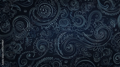 paisley seamless pattern wallpaper