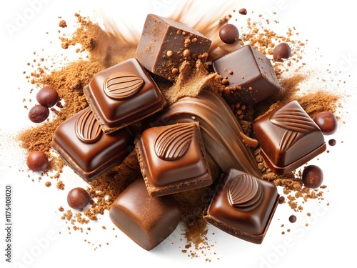 chocolate with hazelnuts