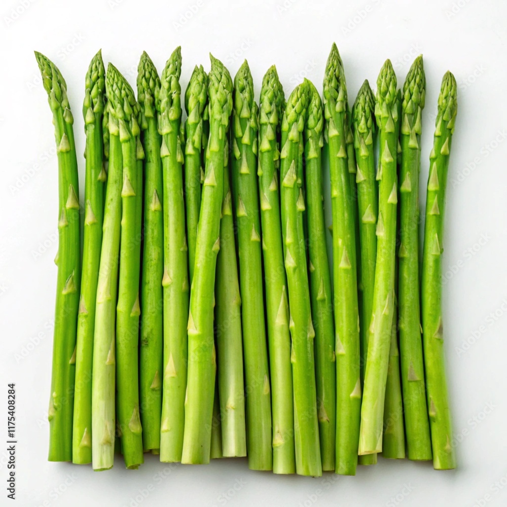 Fototapeta premium Bright asparagus with stalks
