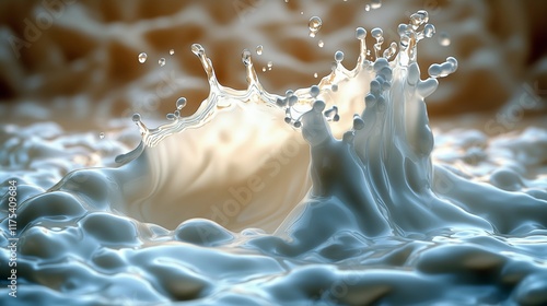 Wallpaper Mural Captivating Water Splash Capturing Fluid Dynamics and Beauty Torontodigital.ca