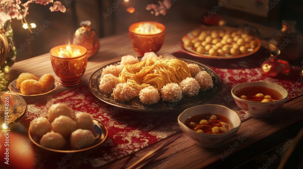 Artistic Chinese New Year Food Presentation Artistic Chinese New Year Food Presentation