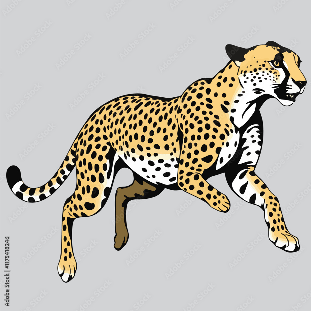 Cheetah running Cheetah running