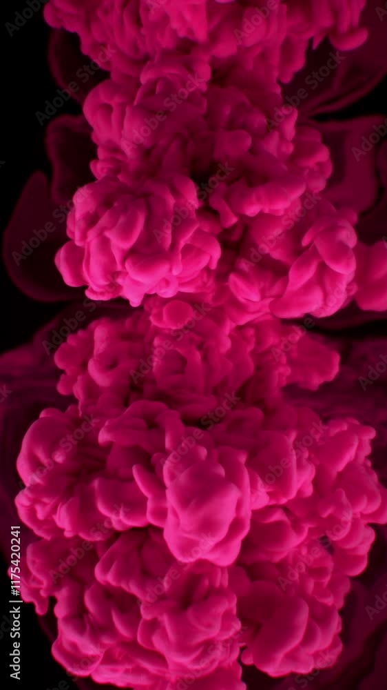 Abstract background, colorful liquid pouring isolated on black background, super slow motion filmed on high speed cinema camera at 1000 fps Abstract background, colorful liquid pouring isolated on black background, super slow motion filmed on high speed cinema camera at 1000 fps