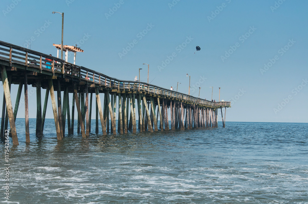 Fototapeta premium virginia beach fishing pier virginia