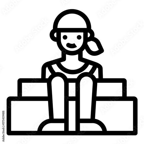 Sitting Icon