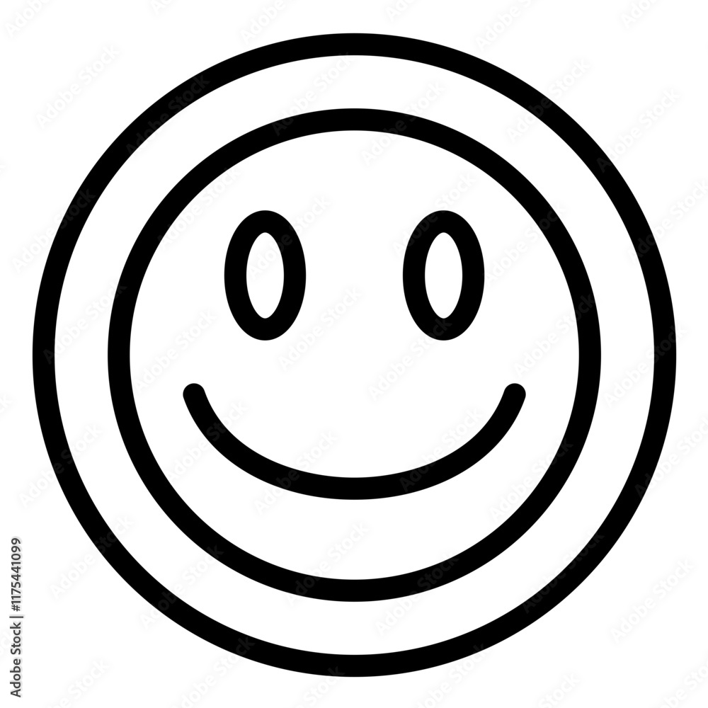 Slightly Smiling Face Icon Slightly Smiling Face Icon