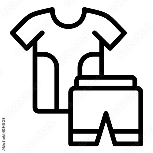 Exercise Clothes Icon