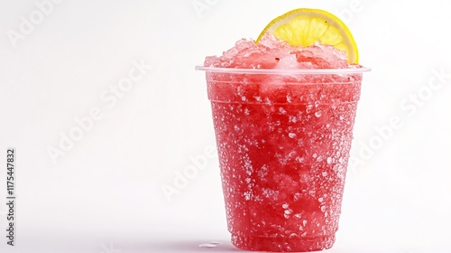 Refreshing Red Slushy with Lemon photo