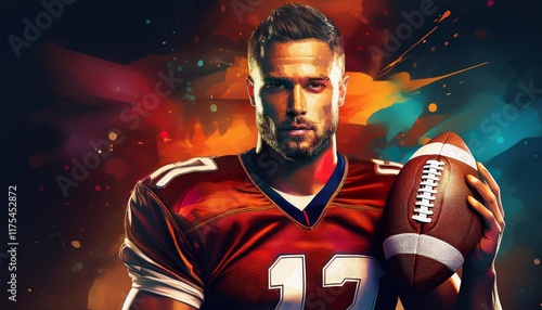 American footballer photo