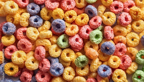 Close-up of the breakfast cereal