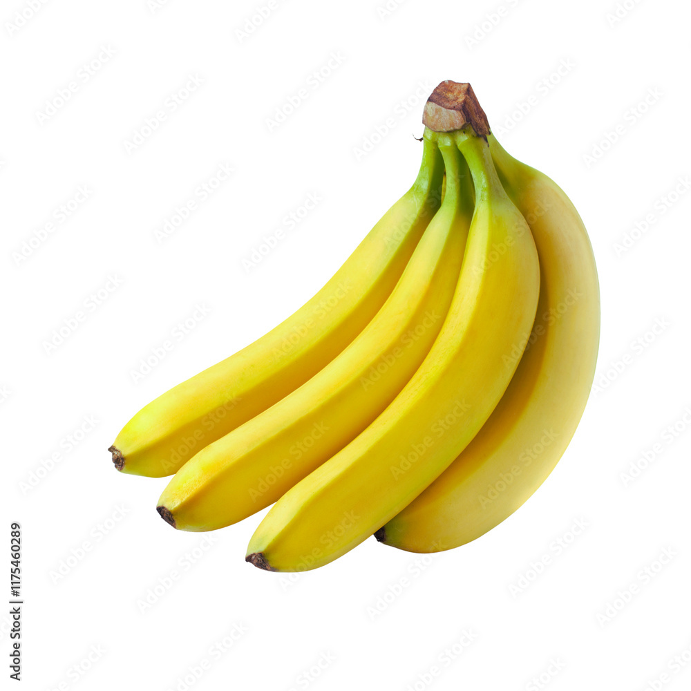 Bananas Bunch isolated on transparent Bananas Bunch isolated on transparent
