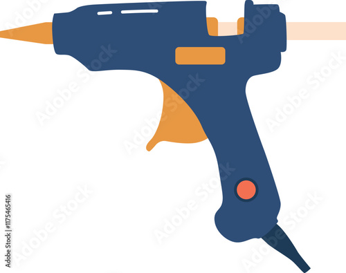 Electric hot glue gun pistol