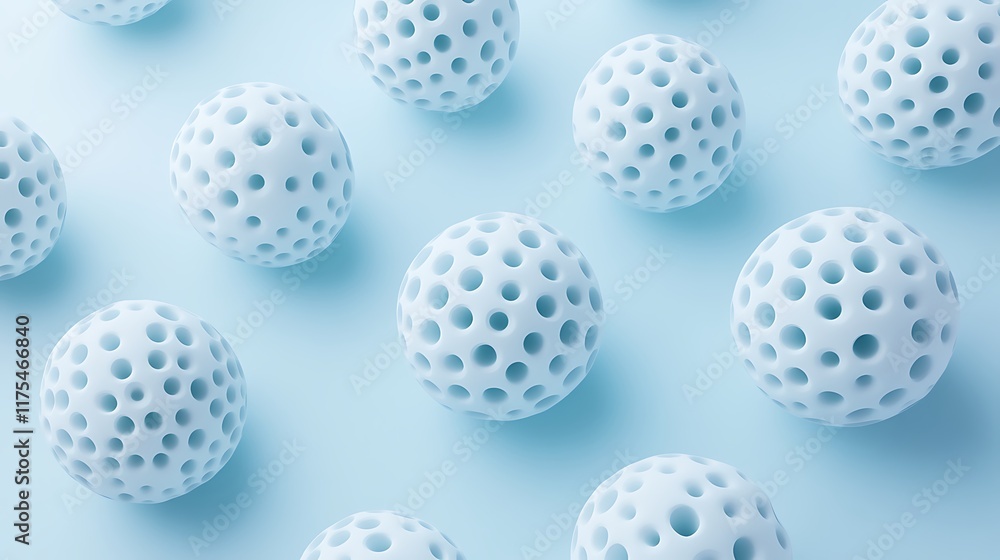 Vibrant abstract 3D patterns on a light blue gradient surface Vibrant abstract 3D patterns on a light blue gradient surface