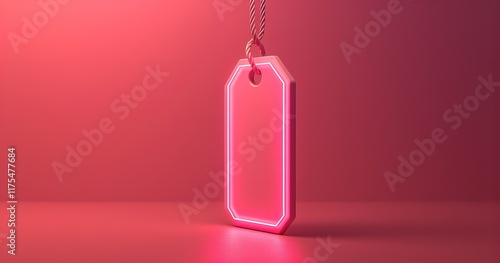 3D tag price icon for cash discount coupon and future online purchases. promotions with a great deal for shopping and a unique offer, Generative AI.