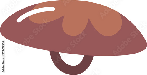 Sewing button fastener vector illustration